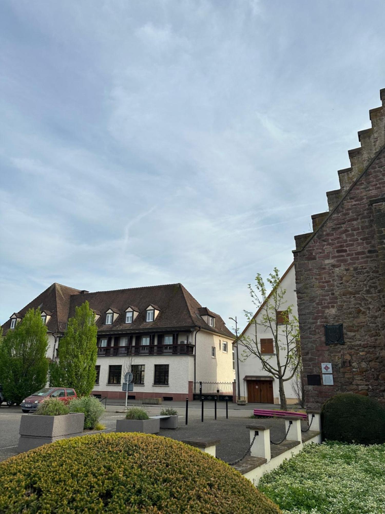 Hotel Au Nid De Cigognes Ostheim Exterior foto