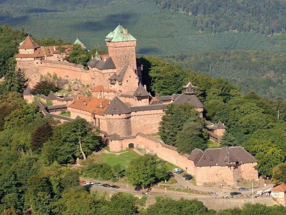 Hotel Au Nid De Cigognes Ostheim Exterior foto